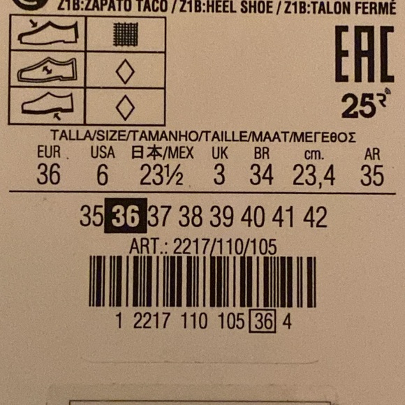 NWT. Zara Light Brown Slingback Block Heel Pumps. Size 6, 9.  8. - Picture 8 of 9